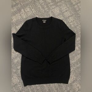 Bloomingdale's Men's Classic Black Crewneck Sweater